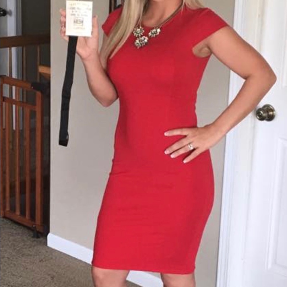 Felicity & Coco Midi Pencil Dress